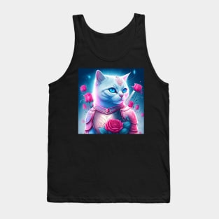 Warrior White British Shorthair Tank Top